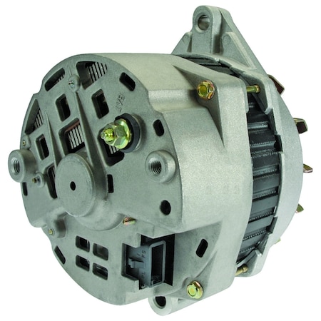 Wai Global Alternator, ALTDR CS144, 124 Amp12 Volt, CW, 6Groove Pulley, 0500 Plug Clock 7864-5N